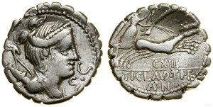 Roman Republic, denarius serratus, 79 BC, Rome
