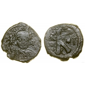 Bizancjum, 1/2 follisa, 1 rok panowania (AD 565-566), Antiochia