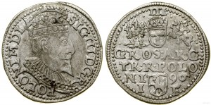 Poland, trojak, 1596, Olkusz