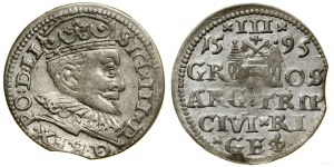 Poland, trojak, 1595, Riga