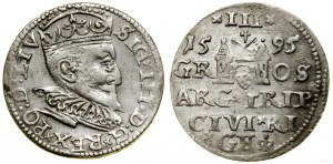 Poland, trojak, 1595, Riga