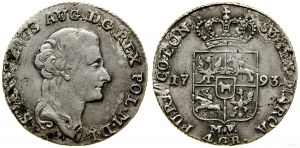 Poland, zloty (4 groszy), 1793 MV, Warsaw