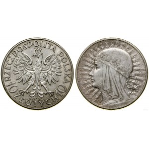 Pologne, 10 zlotys, 1932, Angleterre