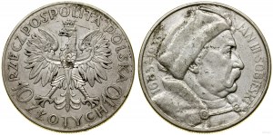 Poland, 10 zloty, 1933, Warsaw