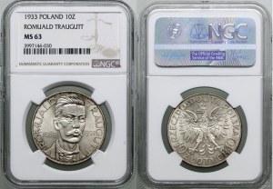 Poland, 10 zloty, 1933, Warsaw