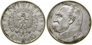 Poland, 10 zloty, 1937, Warsaw