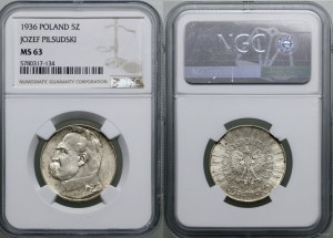 Poland, 5 zloty, 1936, Warsaw