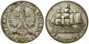 Poland, 5 zloty, 1936, Warsaw