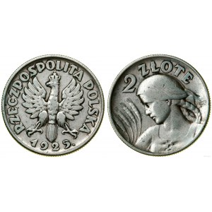 Pologne, 2 zlotys, 1925, Londres