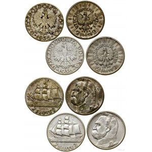 Polska, 4 x 2 złote, 1934 i 1936, Warszawa