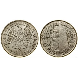 Poľsko, 10 zlotých, 1965, Varšava