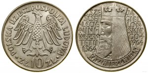 Polsko, 10 zlotých, 1965, Varšava