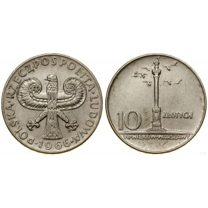 Poľsko, 10 zlotých, 1966, Varšava