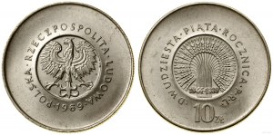 Polsko, 10 zlotých, 1969, Varšava