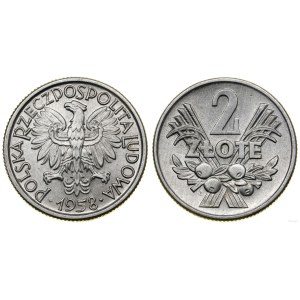Polska, 2 złote, 1958, Warszawa