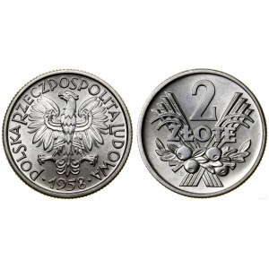 Polska, 2 złote, 1958, Warszawa
