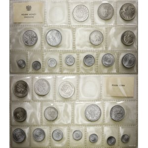 Poland, collector's set of Polish circulation coins, 1949-1975, Warsaw