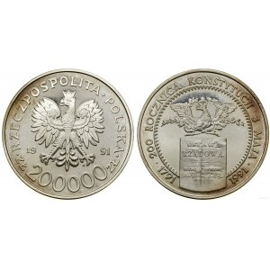 Polska, 200.000 złotych, 1991, Warszawa
