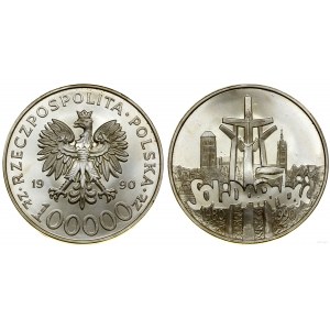 Polska, 100.000 złotych, 1990, USA, typ A