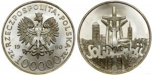 Poland, 100,000 zloty, 1990, USA