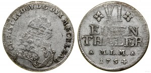 Germany, ⅙ thaler, 1754