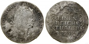 Německo, 1/3 tolaru, 1759, Drážďany