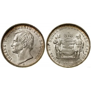 Niemcy, talar, 1869 B, Drezno