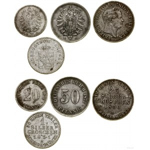 Deutschland, Lot von 4 Münzen