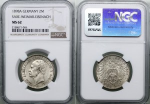 Germany, 2 marks, 1898 A, Berlin