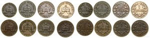 Germany, set of 8 coins