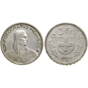 Switzerland, 5 francs, 1923 B, Bern