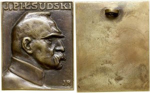 Poland, contemporary COPY of plaque - Jozef Pilsudski, late 20th century or early 21st century. (according to
