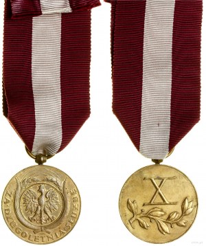 Poland, Bronze Medal for Long Service (X years), from 1938, Warsaw