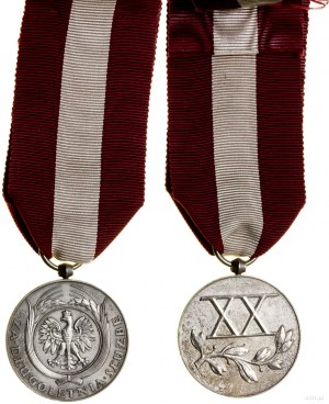 Poland, Silver Medal for Long Service (XX years), from 1938, Warsaw