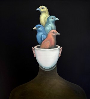 Tomasz POZNAŃSKI (b. 1989), Birdbrain, 2025
