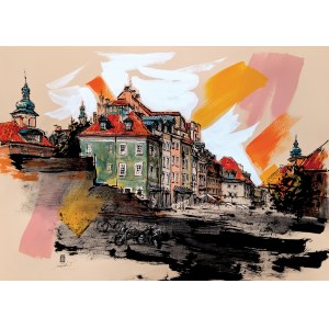 Tetiana OCHEREDKO (nar. 1985), Staré město ve Varšavě, 2025