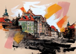 Tetiana OCHEREDKO (nar. 1985), Staré město ve Varšavě, 2025
