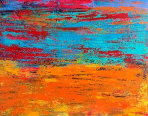 Gossia ZIELASKOWSKA (ur. 1983), Yellow red blue map, 2025