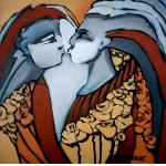 Elizabeth BOUKOURBANE (b. 1958), Kiss, 2023