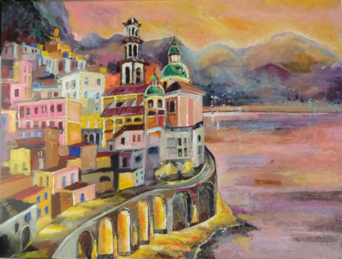 Magdalena KUREK (ur. 1979), Amalfi coast, 2025