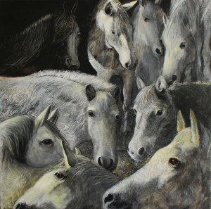 Izabela JAŚNIEWSKA (b. 1976), Black Horse, 2025