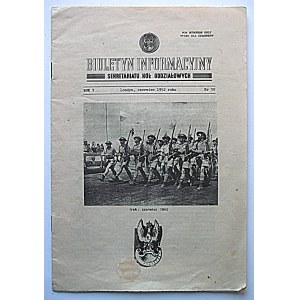 BRANCH CIRCLE SECRETARIAT NEWSLETTER. London, June 1952. year V. No. 30. printed by...