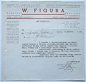 SALE OF : COLONIAL CHEMICAL AND CONFECTIONERY ARTICLES IN. FIGURE. W-wa, Elektoralna 4...