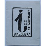 [LEGITIMATION]. On the front cover black print : Large letter I., and Bialoleka of the Internees 81/82....