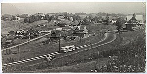 BUKOWINA TATRZANSKA. General view. Photo by G. Russ. Published by the Polish Tourist and Sightseeing Society....