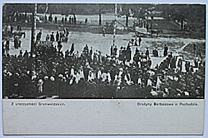 From the Grunwald celebrations. Bartosz teams in the parade....