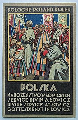 POLAND. The service in Łowickie. Published by the Ministry of Communications. Druk Zakł. Graf...