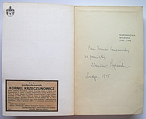 STANISLAW KOPANSKI. War memoirs 1939 - 1946. second edition. London 1972...