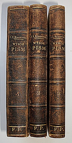 KRASZEWSKI JOZEF IGNACY. A Selection of Writings. (Cheap edition ). Memoirs of Jan Duklan Ochocki. Part I - IV...