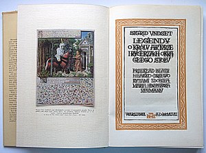 UNDSET SIGRID. Legends of King Arthur and the Knights of the Round Table. Translated by Beata Hłasko...